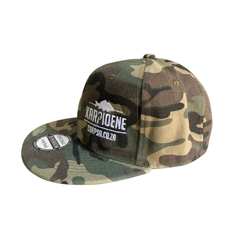 camo flat cap