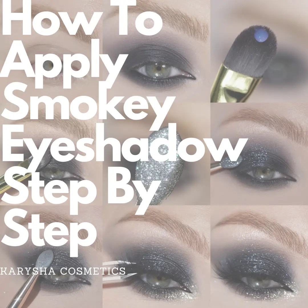Black Smokey Eye Makeup Steps
