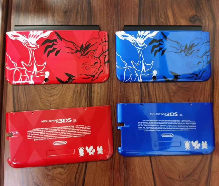 Nintendo 3DS XL 3DSLL Custom Pokemon Front & Back Housing Shell