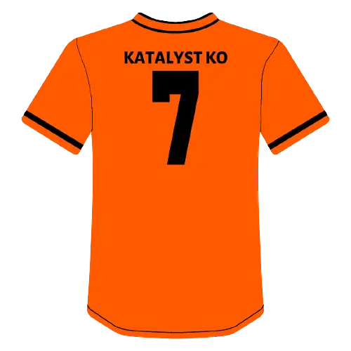 Katalyst Ko does custom Embroidery including for sports teams, schools, churches, and more
