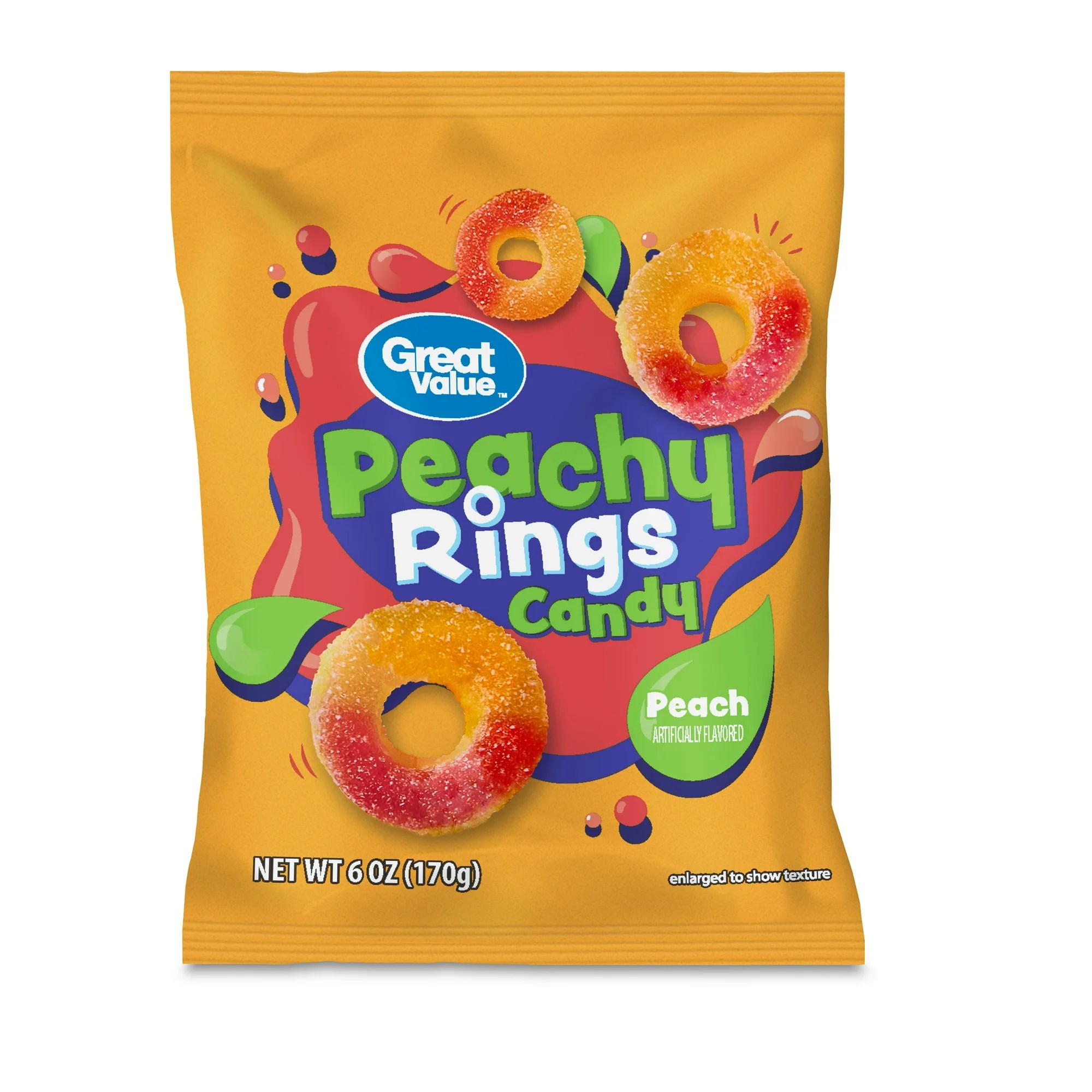 Peach Rings Chewy Candy