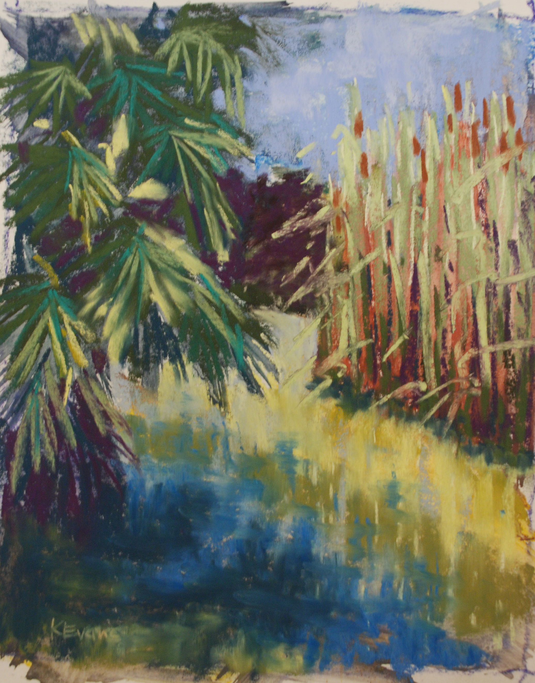 Cattails 8" x 10"