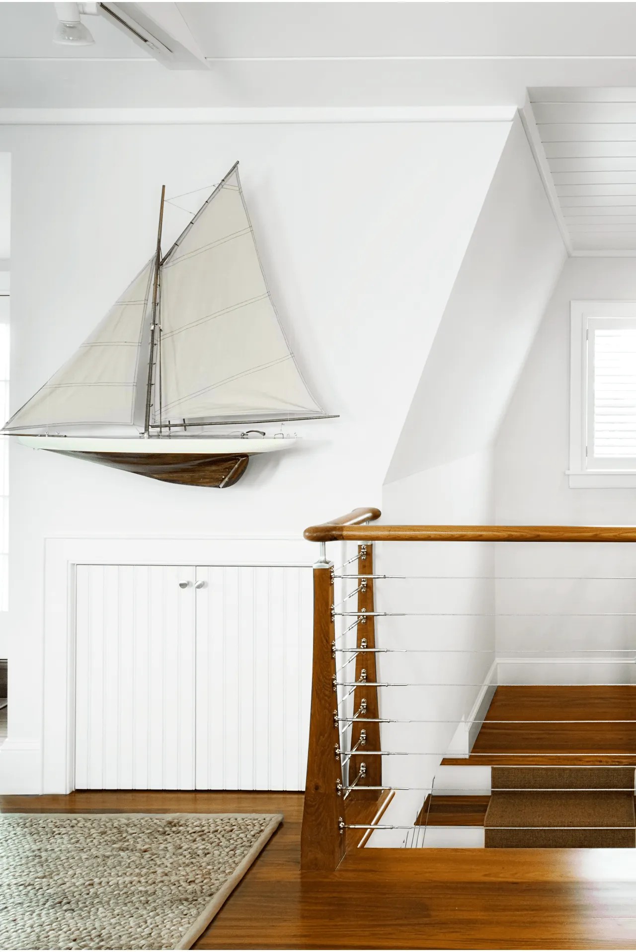 Cliff Road Nantucket coastal home interior with nautical-inspired details and sophisticated beach house design