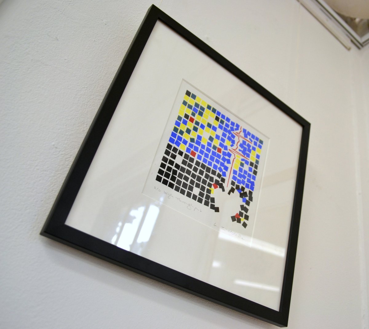 High Throughput - screenprint by Kathrin Luddecke