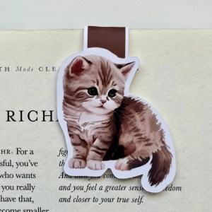 Cute Kitten Magnetic Bookmark