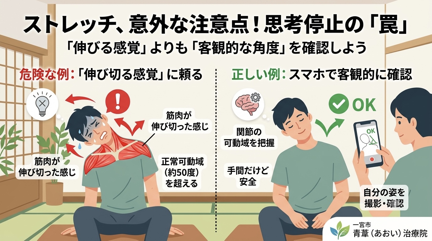 ストレッチの意外な落とし穴。「とにかく伸ばせばいい」の危険性 | 一宮市の鍼灸院なら青葦(あおい)治療院