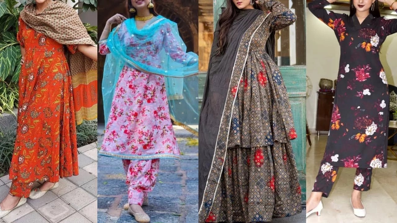 printed punjabi suits