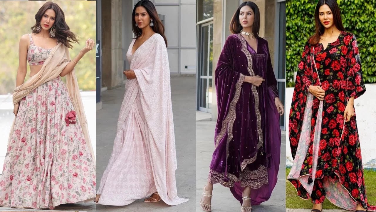 Sonam Bajwa in traditional dresses