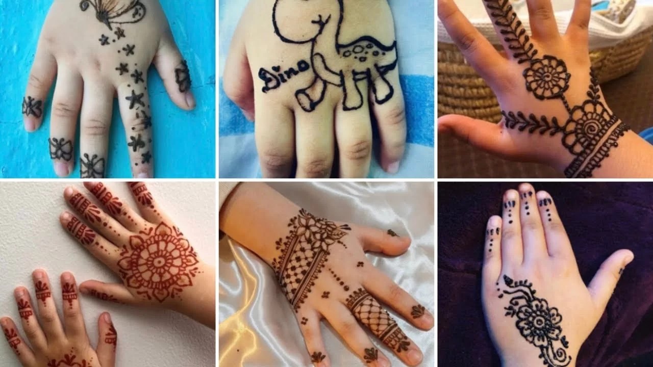 Kids mehndi designs