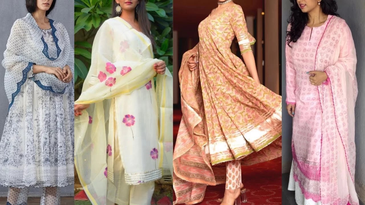 Hand block printed cotton suits