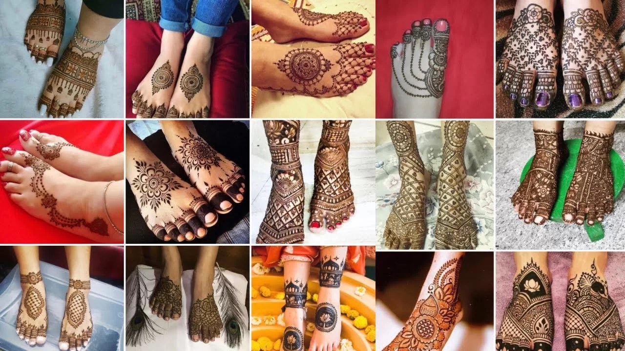 Feet Mehndi designs