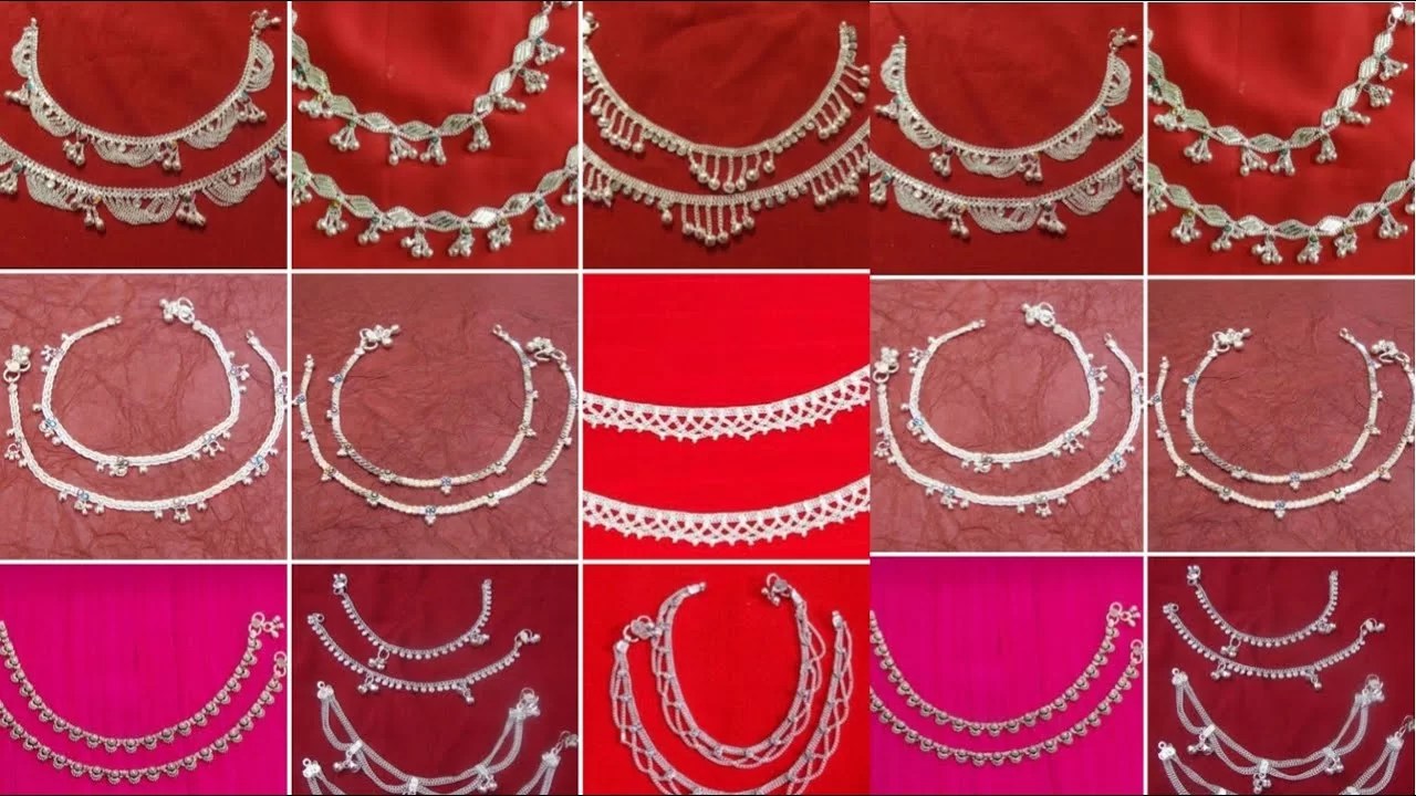 silver anklets