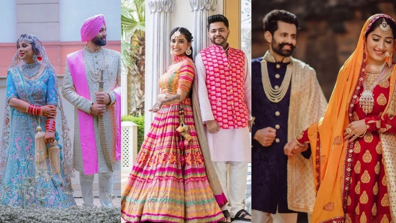 dress combination for wedding day