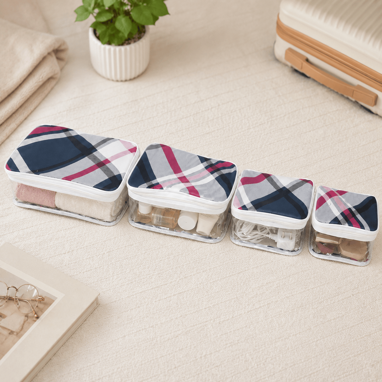 4 PCS SET FOAM CHECKS PRINT