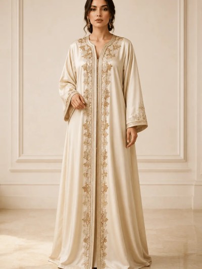Jebba tunisienne brodée, collection femme — Kaya Mode