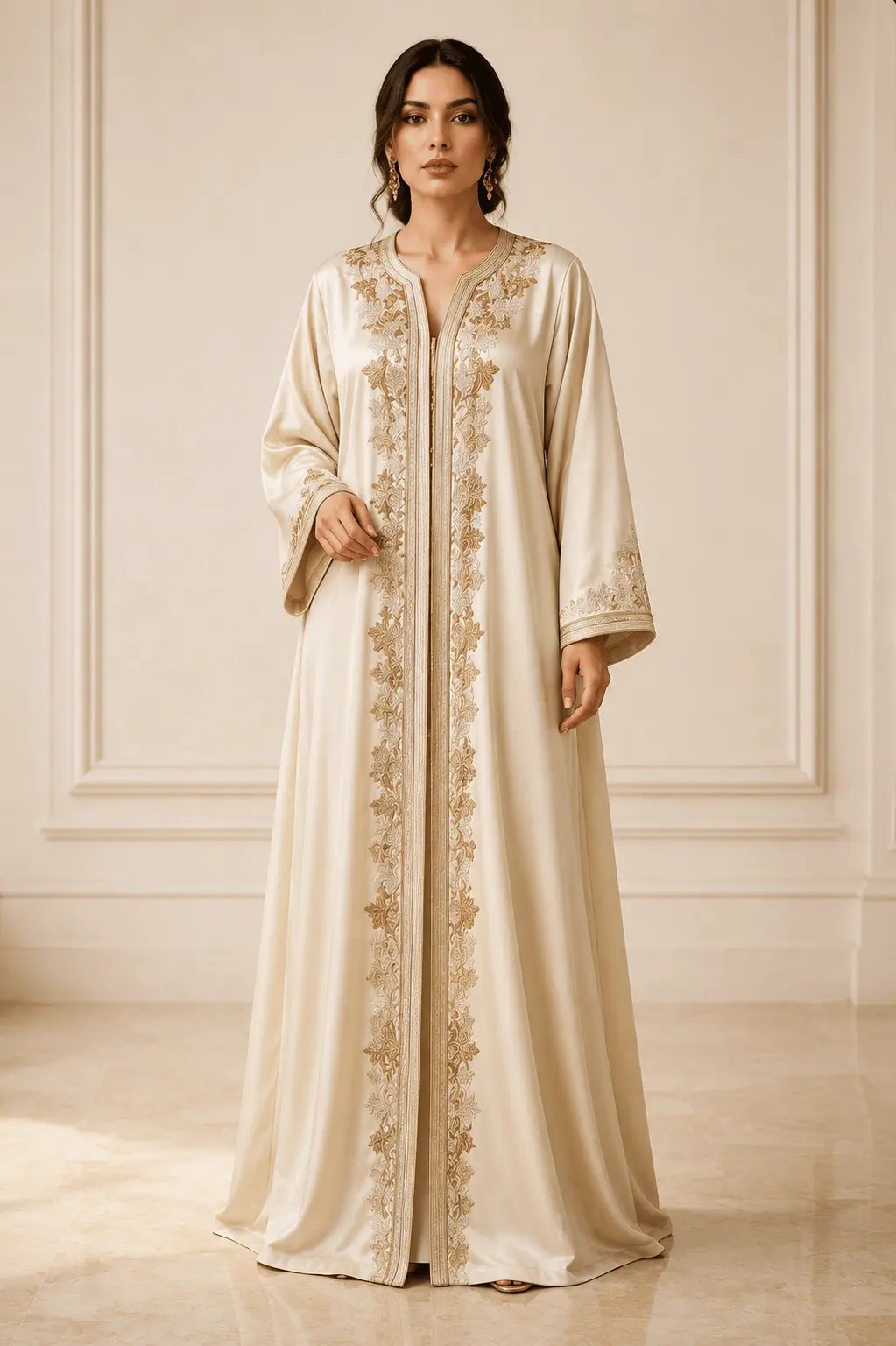 Jebba tunisienne brodée, collection femme — Kaya Mode