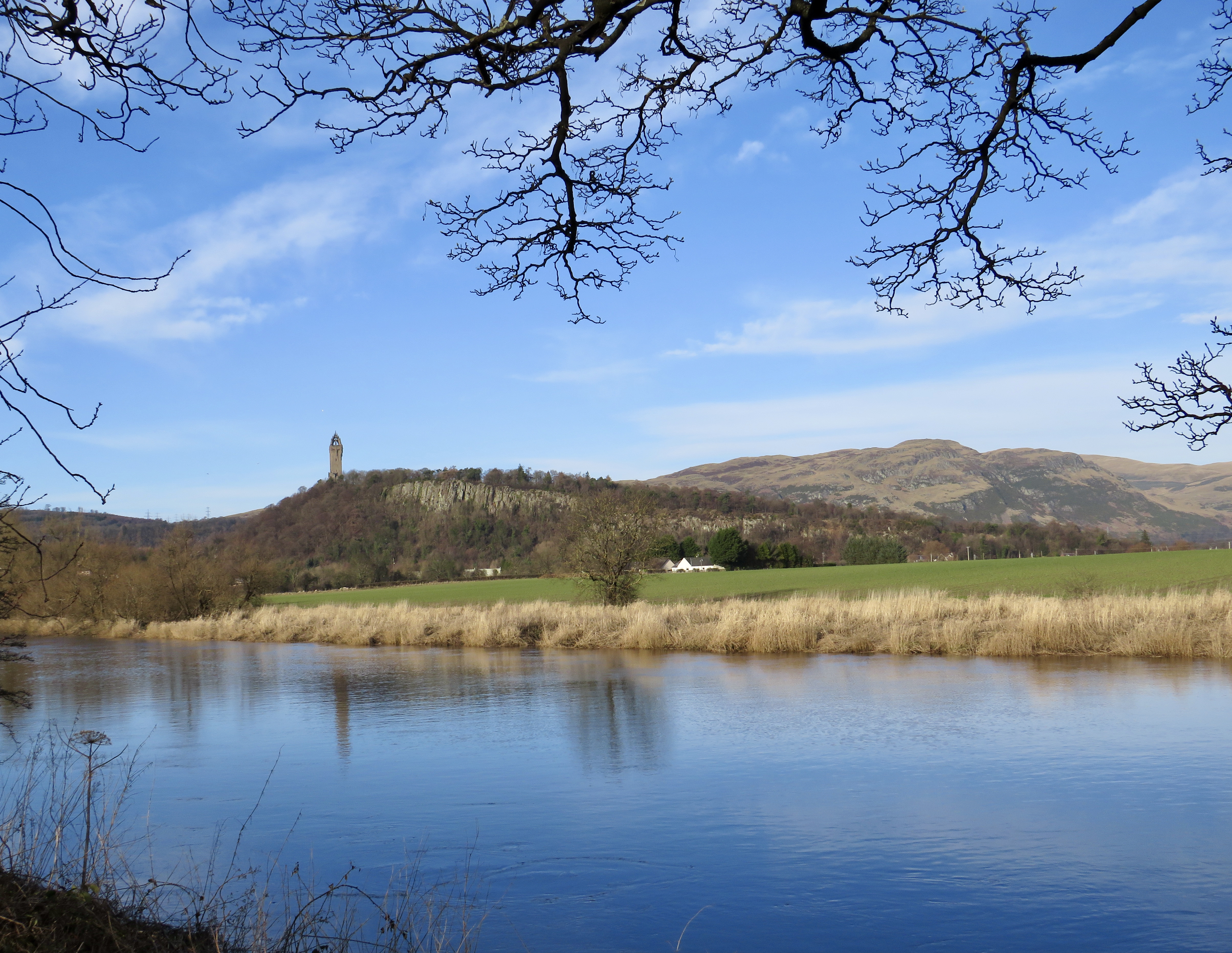 The Wallace Monument and the River Forth, Stirling