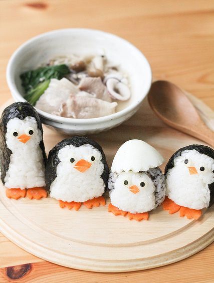 penguin onigiri