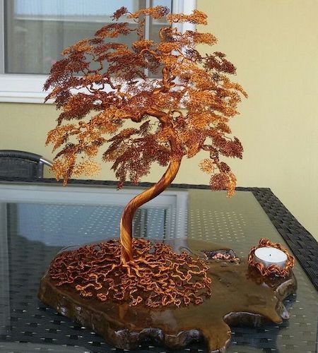 Zinc-galvanised Wire Bonsai