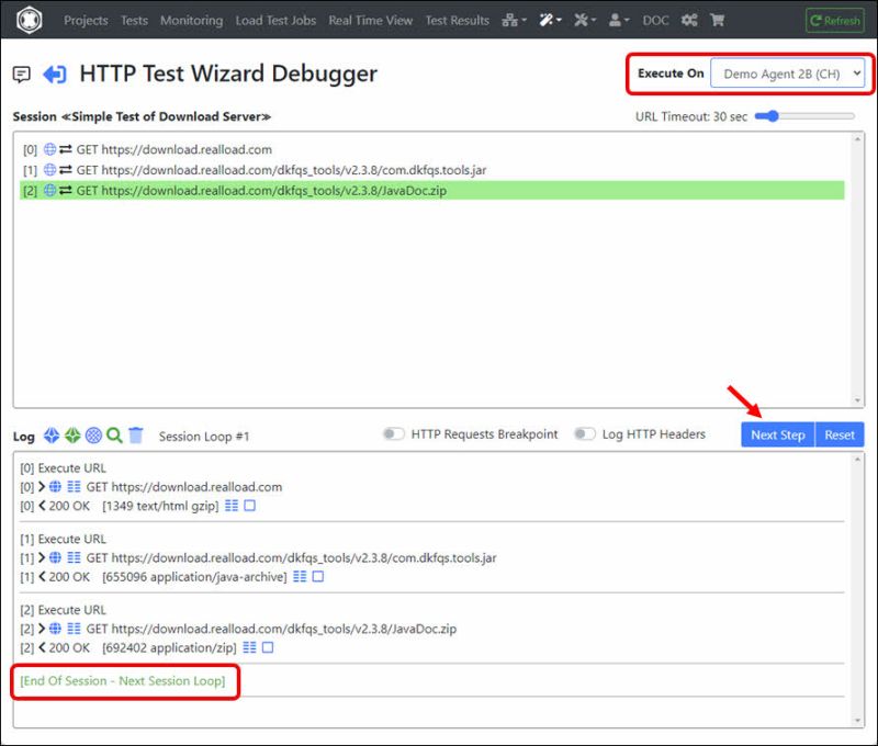 Execute A Simple Http S Test Realload Documentation - Geometric Texture Collection - 8K Quality