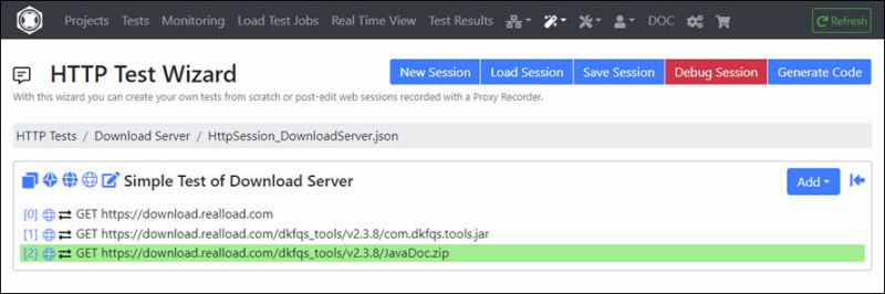 Execute A Simple Http S Test Realload Documentation - Abstract Images - Elegant Retina Collection