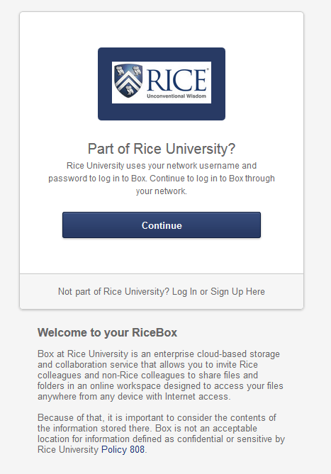 Box At Rice University