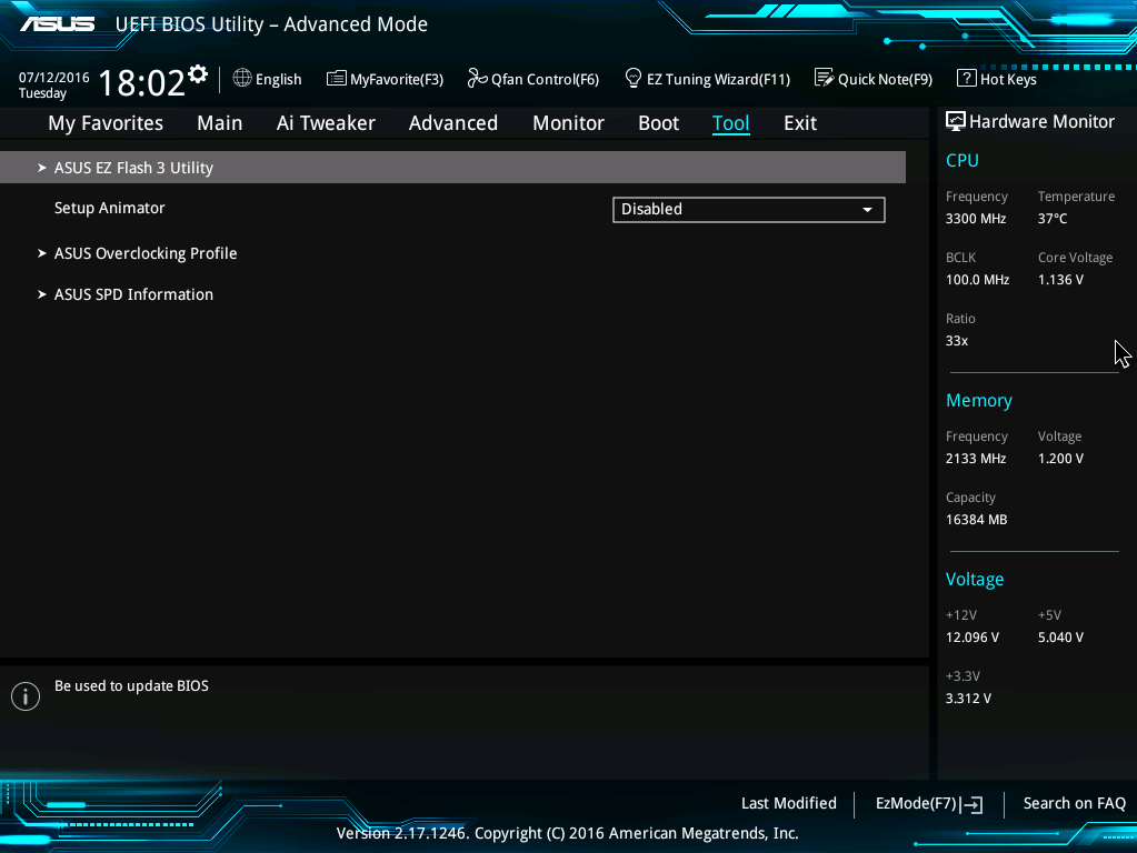 Asus bios utility ez mode boot from usb