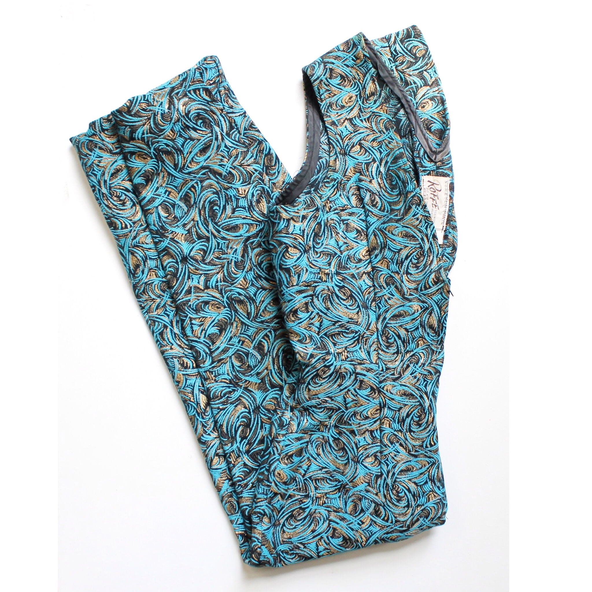 1950s vintage jaquard ski suit