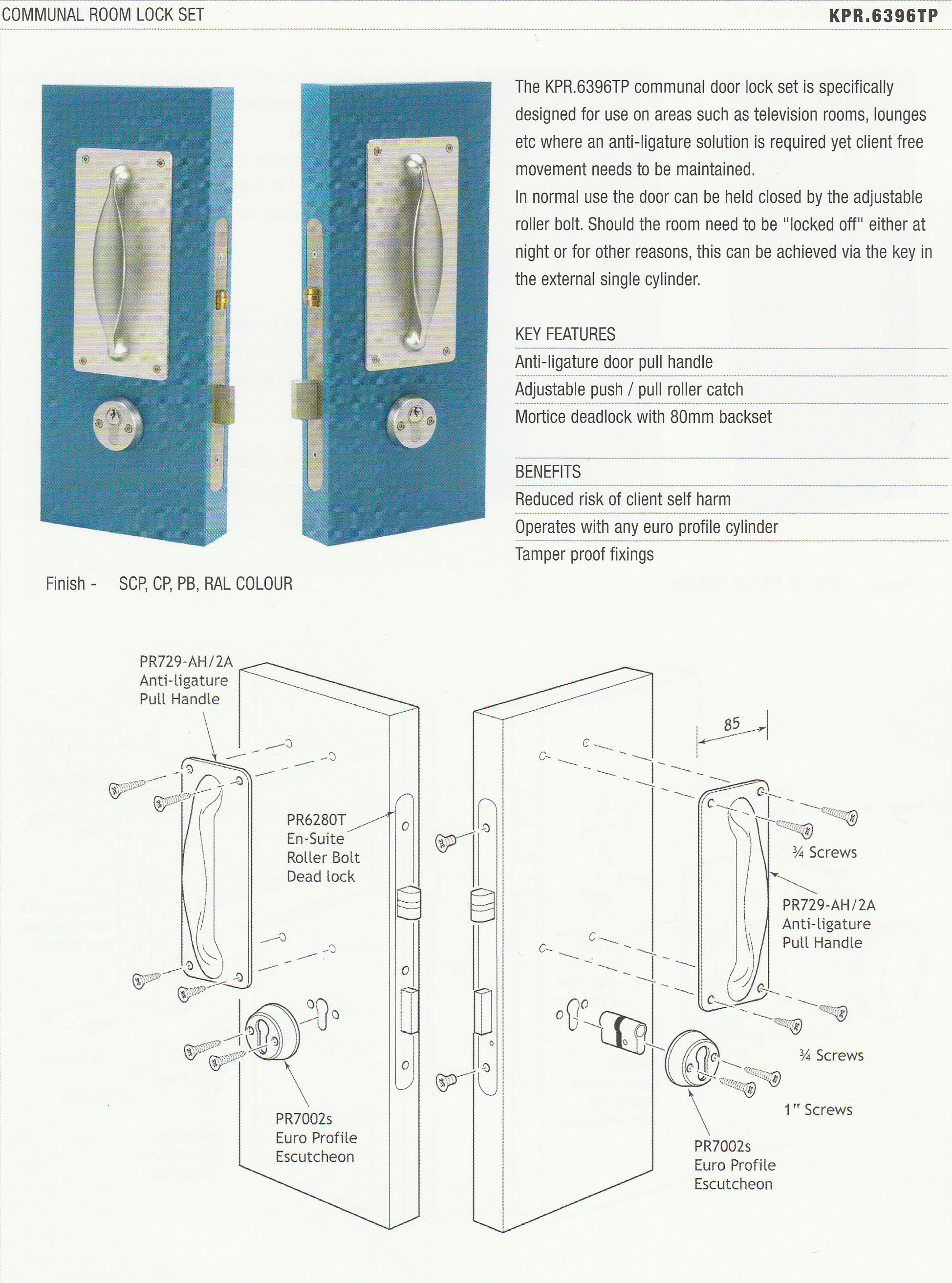 Test smoke alarms every month and replace them every 10 years or when the battery is low. Anti-Ligature Hardware FOCUSâ¢ - KCC