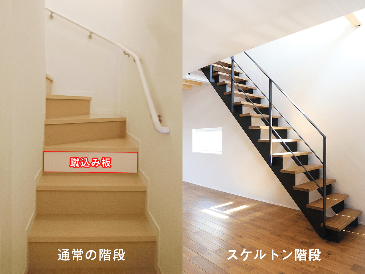 スケルトン階段（ストリップ階段）とは？種類や価格、メリット・デメリットについて解説 | KATZDEN