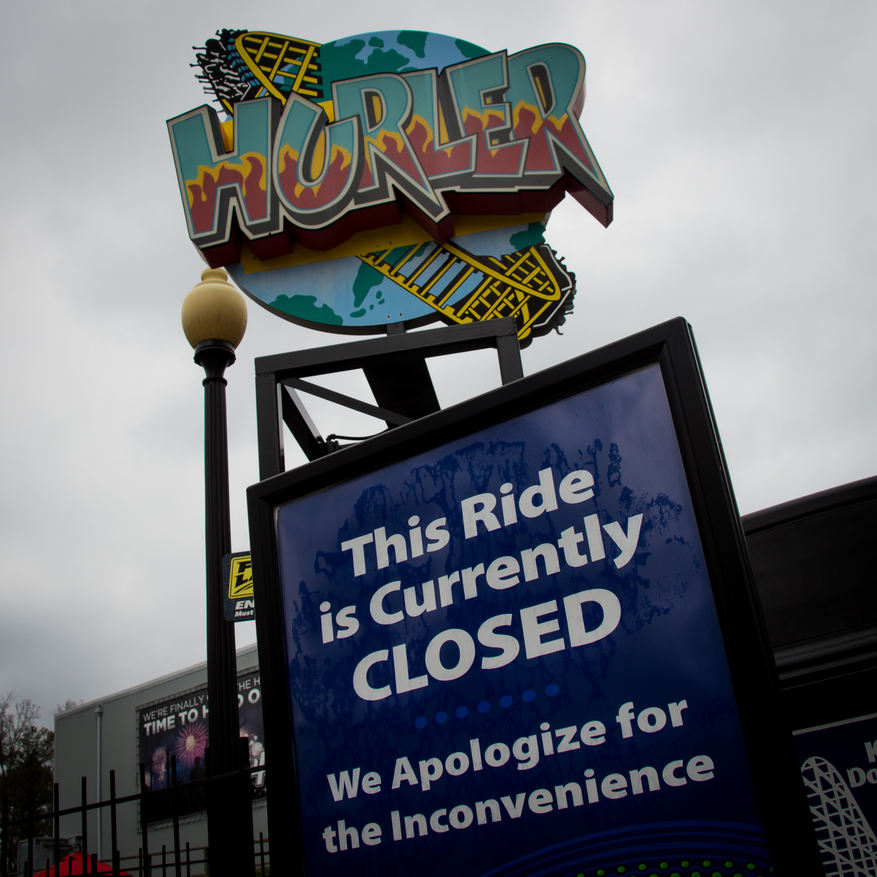 Hurler Closed Sign