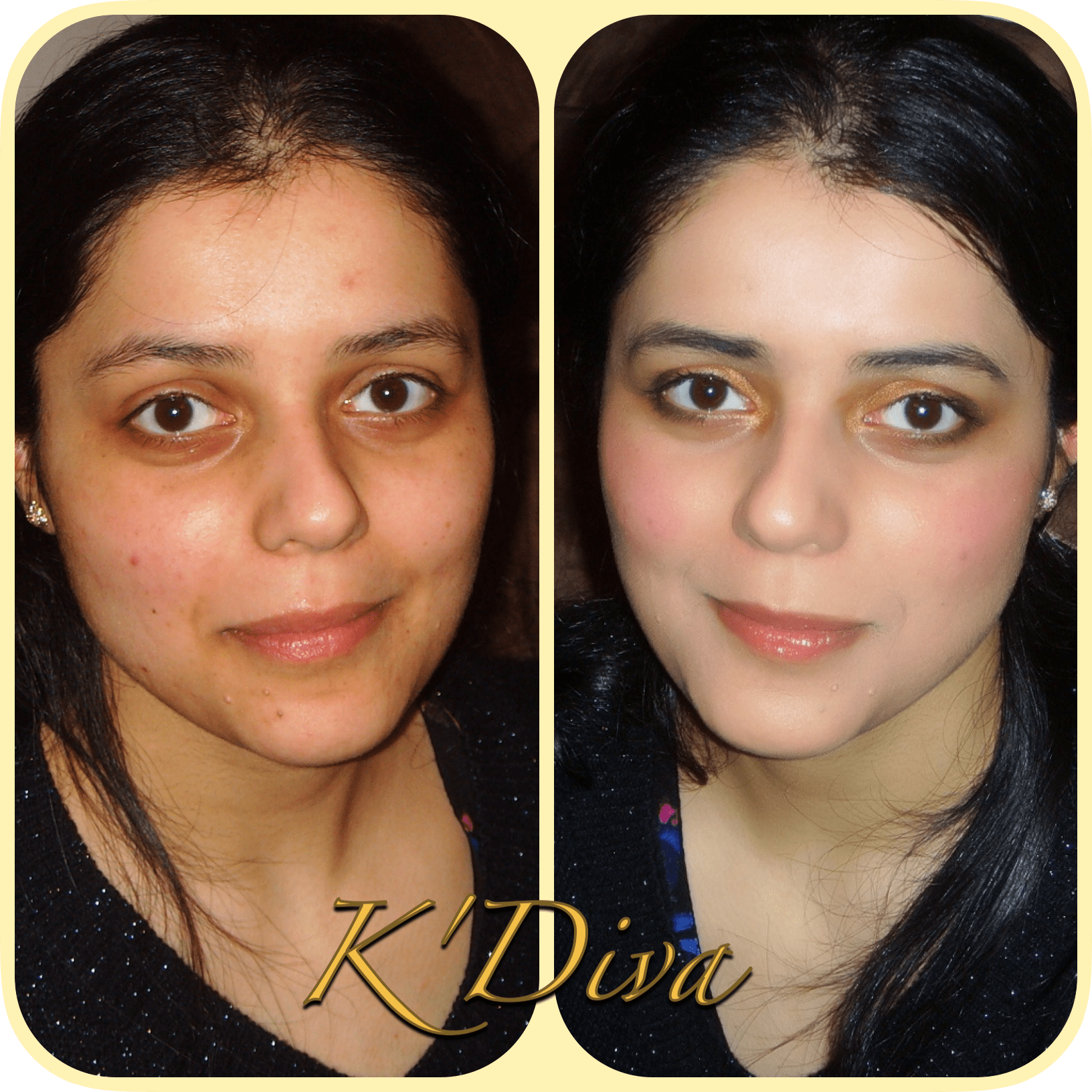 Before & After Makeup