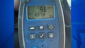 Driver arrested after being clocked at nearly 100 mph on I-25
