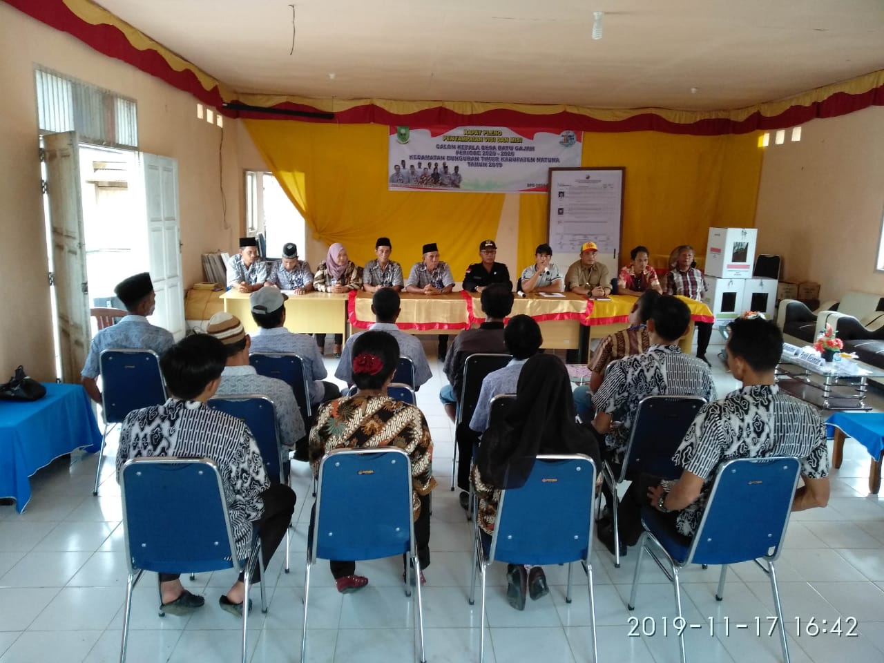 Form, i.d, laporan pembentukan panitia pemilihan kepala desa. Panlih Sampaikan Laporan Hasil Pilkades Kec Bunguran Timur Kab Natuna