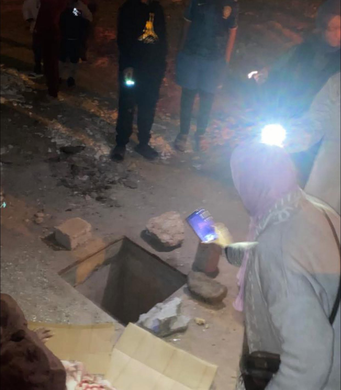 سقوط سيدة في روكار غير مغطى بدوار الكواسم بتسلطانت