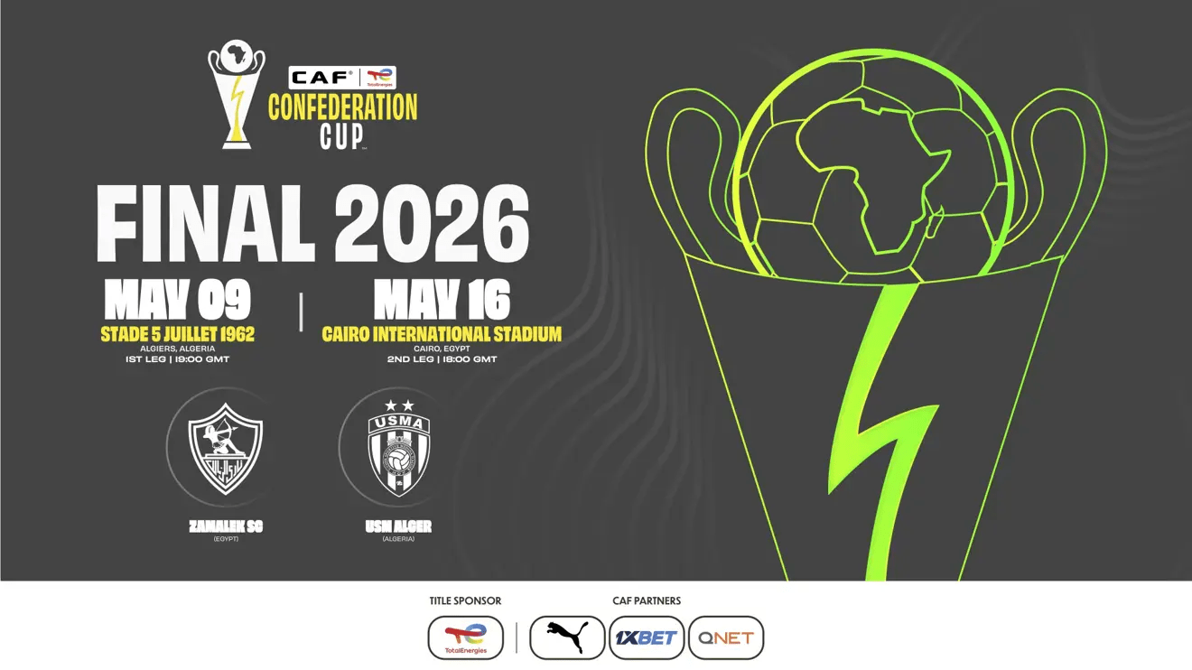 الزمالك واتحاد العاصمة في مواجهة حاسمة بنهائي كأس الكونفدرالية الإفريقية بالقاهرة