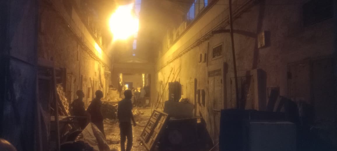 مراكش.. حريق داخل مستودع يستنفر السلطات والوقاية المدنية