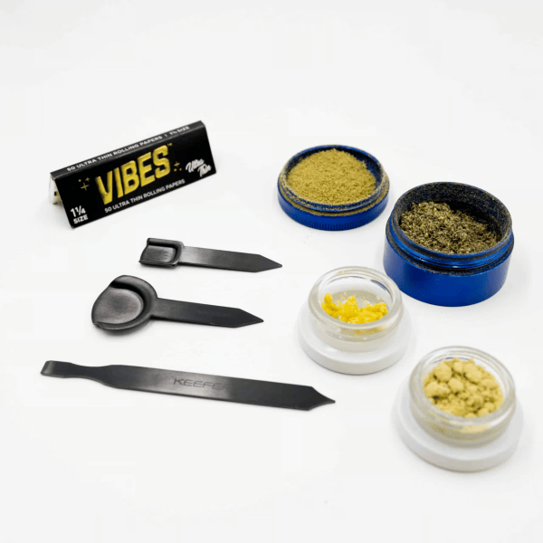 Limited edition gold mini weed scoop and dab tool cannabis accessories