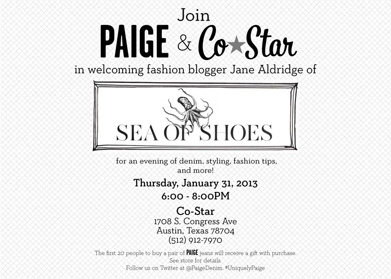 Upcoming Event Fashion Blogger Jane Aldridge Of Sea Of - 