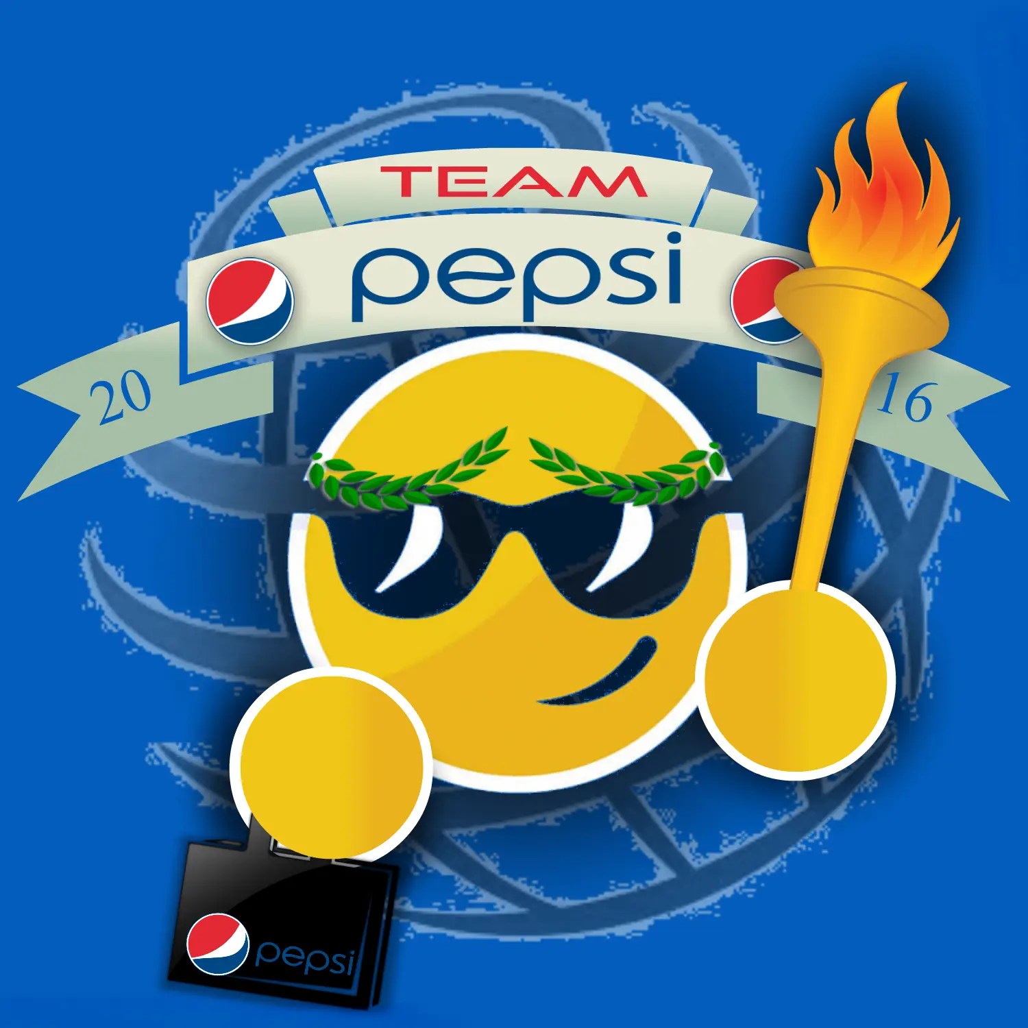 Logo made for major corporation, Pepsi