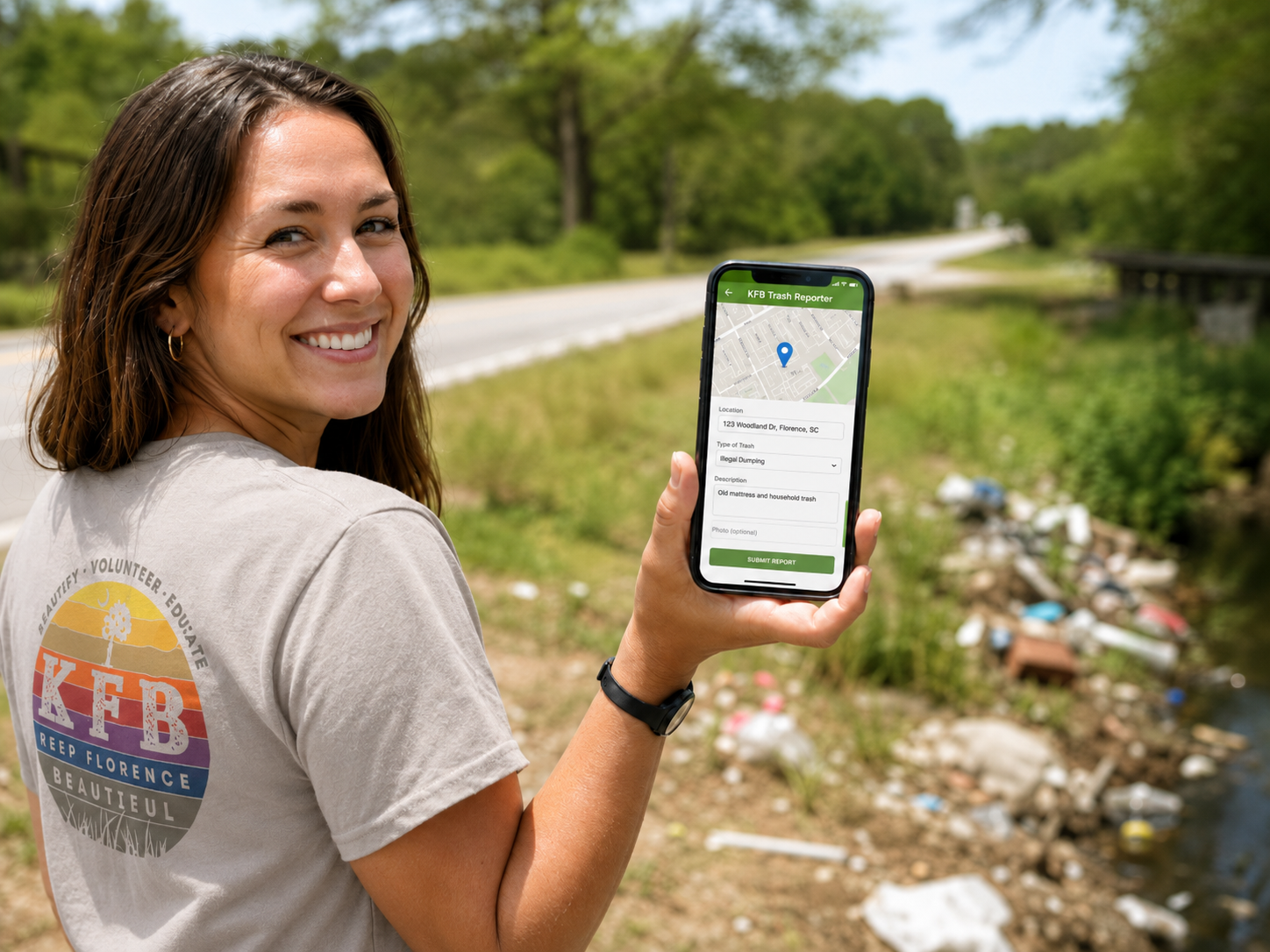 trash tracker roadside