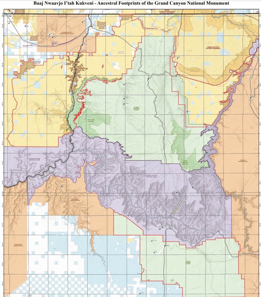 Map Baaj Nwaavjo I Tah Kukveni Ancestral Footprints Of The Grand Embargoed Map 902x1024 