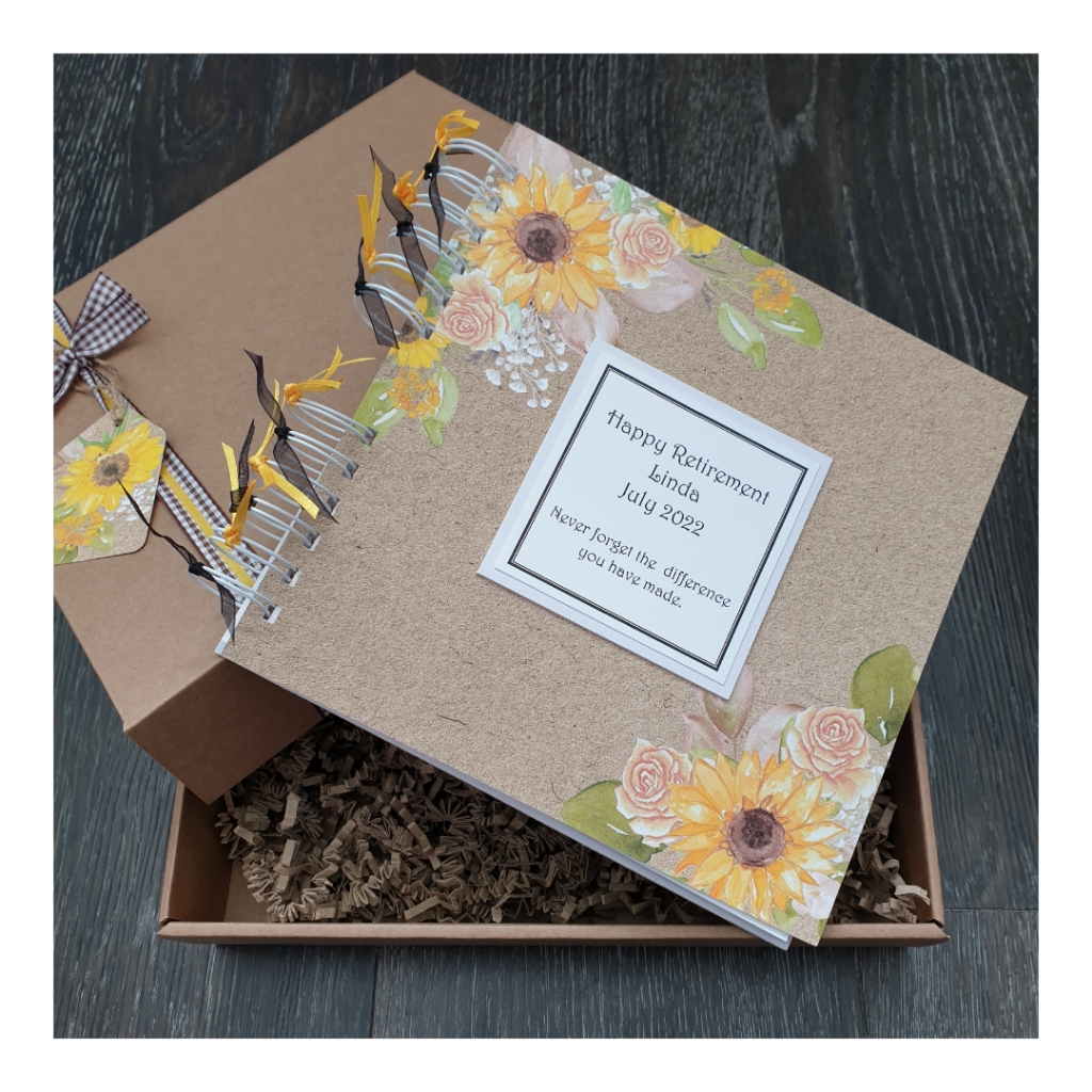 retirement memories scrapbook