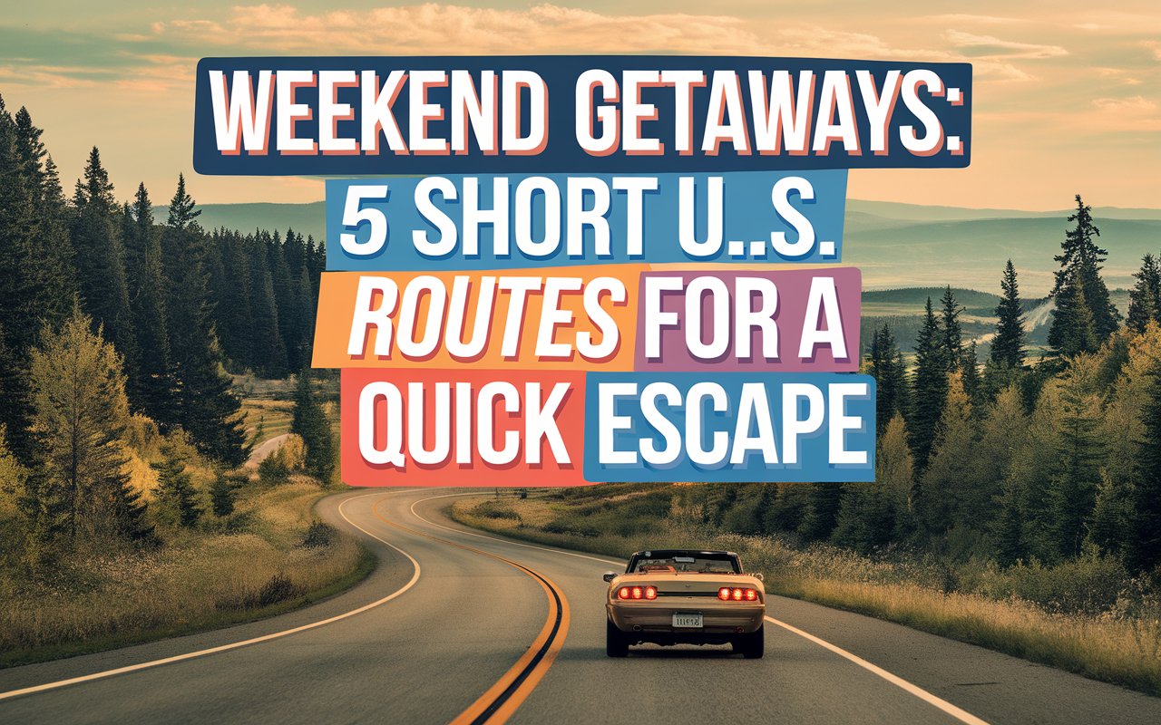 Weekend Getaways: 5 Short U.S. Routes for a Quick Escape