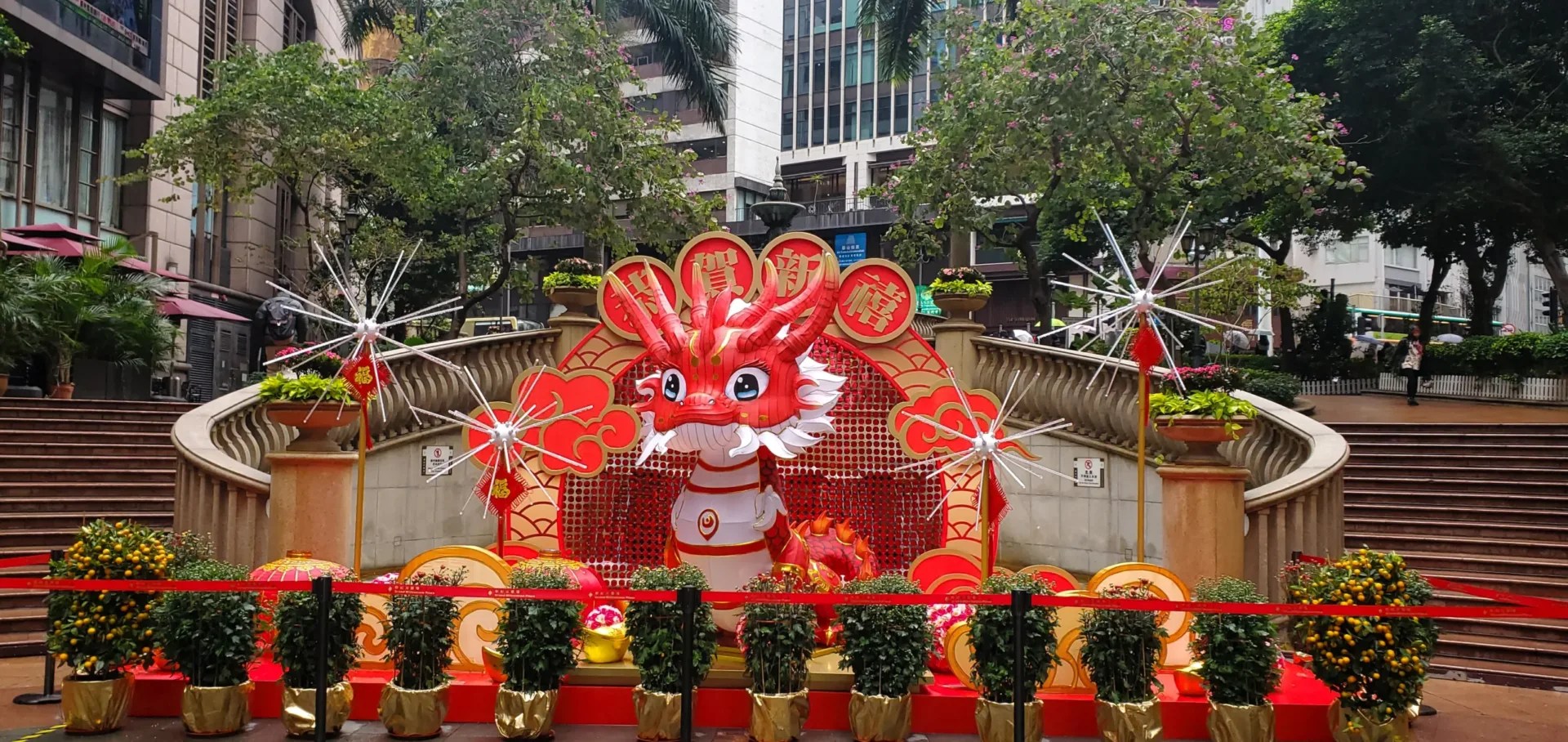 Year of the Dragon display