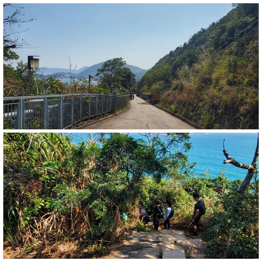 Path going to Cape Collinson Battery