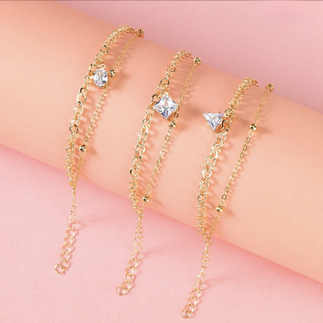 Bracelet Zircon Bead
