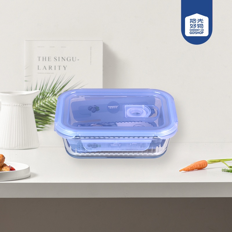 Glass Bowl 640 ML (Blue)