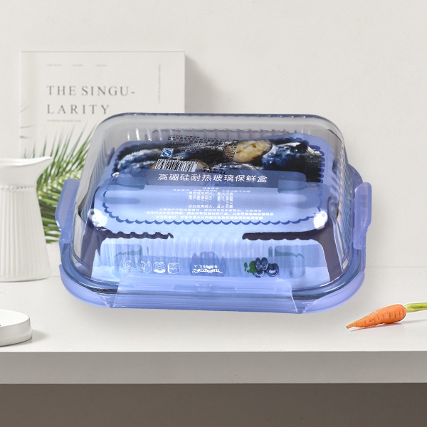 Glass Bowl 640 ML (Blue)