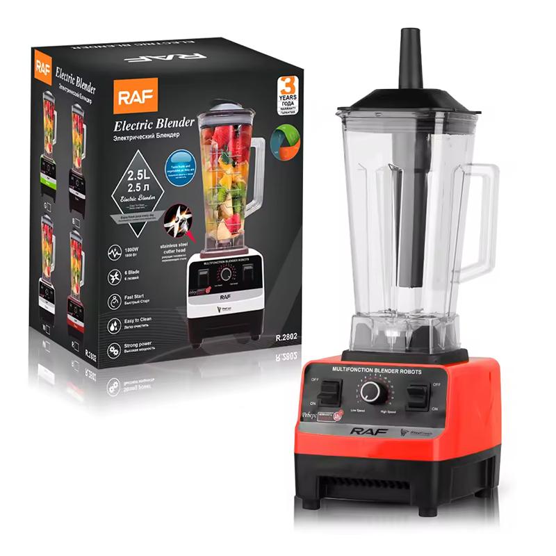 Raf Blender 2400W, 2.5L, strong power 6 blades